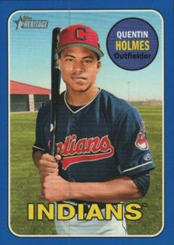 2018 Topps Heritage Minor League - Blue #84 Quentin Holmes Front