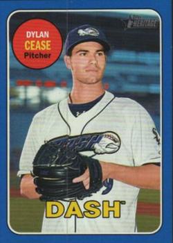 2018 Topps Heritage Minor League - Blue #114 Dylan Cease Front