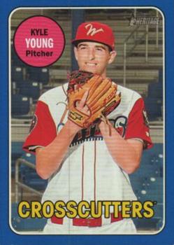 2018 Topps Heritage Minor League - Blue #130 Kyle Young Front