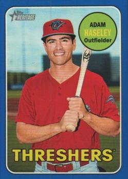 2018 Topps Heritage Minor League - Blue #131 Adam Haseley Front