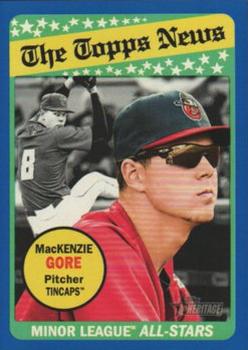 2018 Topps Heritage Minor League - Blue #182 MacKenzie Gore Front