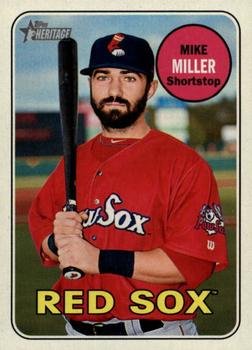 2018 Topps Heritage Minor League - Glossy #56 Mike Miller Front