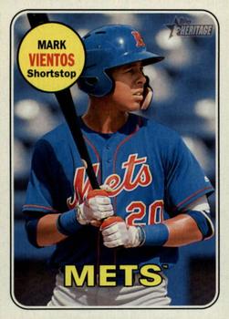2018 Topps Heritage Minor League - Glossy #116 Mark Vientos Front