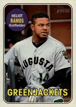 2018 Topps Heritage Minor League - Glossy #135 Heliot Ramos Front