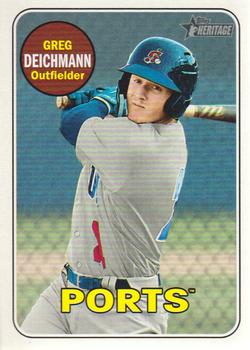 2018 Topps Heritage Minor League - Glossy #165 Greg Deichmann Front