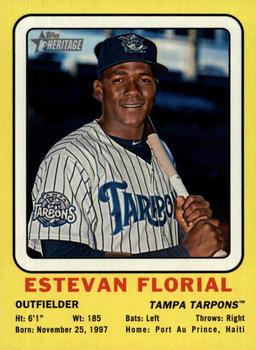 2018 Topps Heritage Minor League - 1969 Collector Cards / Transogram #69CC-EF Estevan Florial Front