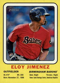 2018 Topps Heritage Minor League - 1969 Collector Cards / Transogram #69CC-EJ Eloy Jimenez Front