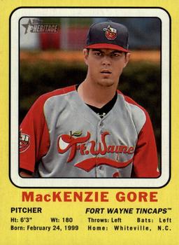 2018 Topps Heritage Minor League - 1969 Collector Cards / Transogram #69CC-MG MacKenzie Gore Front
