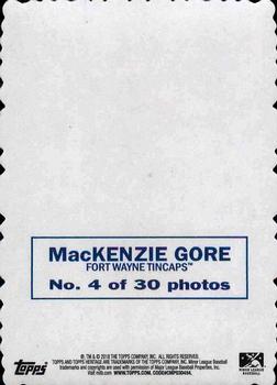 2018 Topps Heritage Minor League - 1969 Deckle #4 MacKenzie Gore Back