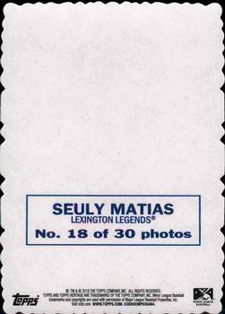 2018 Topps Heritage Minor League - 1969 Deckle #18 Seuly Matias Back