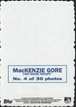 2018 Topps Heritage Minor League - 1969 Deckle Color #4 MacKenzie Gore Back