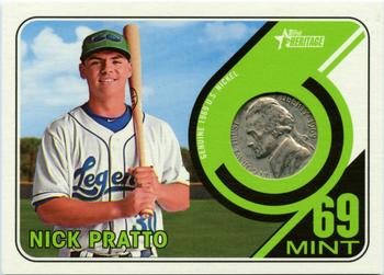2018 Topps Heritage Minor League - 1969 Mint Coin Relics Nickel #69M-NP Nick Pratto Front