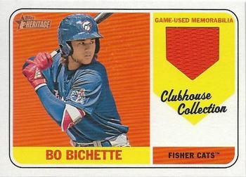2018 Topps Heritage Minor League - Clubhouse Collection Relics #CCR-BB Bo Bichette Front