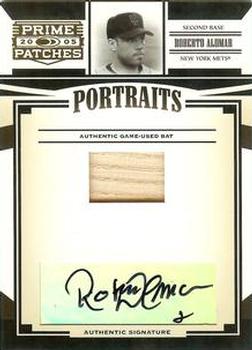 2005 Donruss Prime Patches - Portraits Autograph Bat #P-4 Roberto Alomar Front