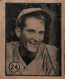 1945-46 Caramelo Deportivo Cuban League #24 Sandalio Consuegra Front