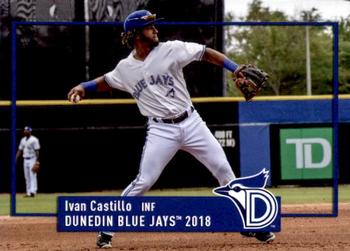 2018 Grandstand Dunedin Blue Jays #NNO Ivan Castillo Front