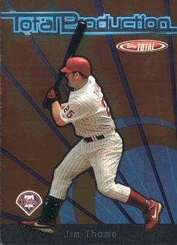 2005 Topps Total - Total Production #TP-JT Jim Thome Front
