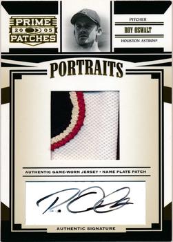2005 Donruss Prime Patches - Portraits Autograph Name Plate Patch #P-9 Roy Oswalt Front