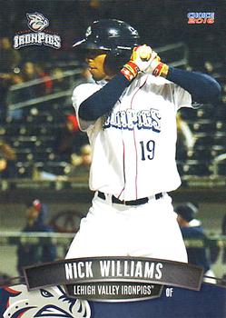 2016 Choice Lehigh Valley IronPigs #2 Nick Williams Front