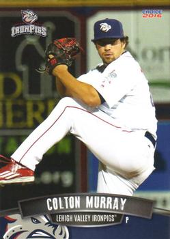 2016 Choice Lehigh Valley IronPigs #20 Colton Murray Front