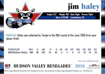 2016 Grandstand NY-Penn League All-Star Game North/South #NNO Jim Haley Back