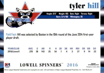 2016 Grandstand NY-Penn League All-Star Game North/South #NNO Tyler Hill Back