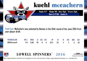 2016 Grandstand NY-Penn League All-Star Game North/South #NNO Kuehl McEachern Back