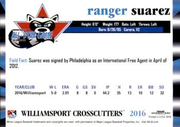 2016 Grandstand NY-Penn League All-Star Game North/South #NNO Ranger Suarez Back