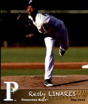 2016 Grandstand Princeton Rays #16 Resly Linares Front
