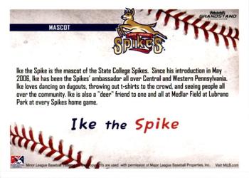 2016 Grandstand State College Spikes #41 Ike the Spike Back