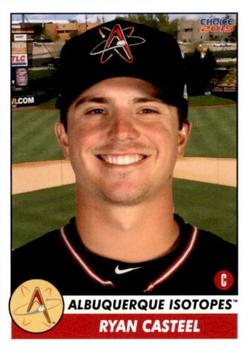 2015 Choice Albuquerque Isotopes #14 Ryan Casteel Front