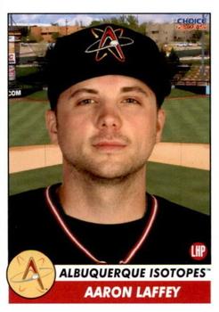 2015 Choice Albuquerque Isotopes #22 Aaron Laffey Front