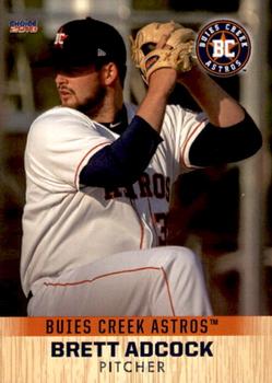 2018 Choice Buies Creek Astros #1 Brett Adcock Front