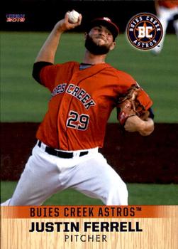 2018 Choice Buies Creek Astros #11 Justin Ferrell Front