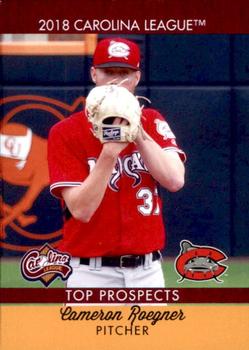 2018 Choice Carolina League Top Prospects #5 Cam Roegner Front