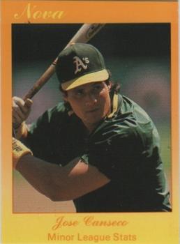 1990 Star Nova #55 Jose Canseco Front