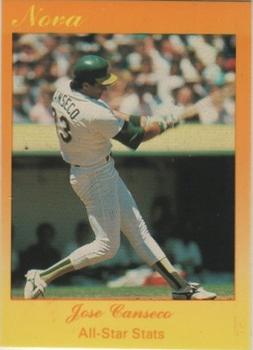1990 Star Nova #57 Jose Canseco Front