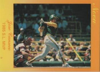 1990 Star Nova #59 Jose Canseco Front