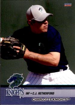 2010 Choice Charlotte Knights #16 C.J. Retherford Front