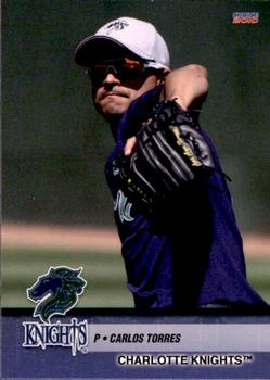 2010 Choice Charlotte Knights #20 Carlos Torres Front