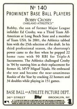 2005 Topps Turkey Red #140 Bobby Crosby Back