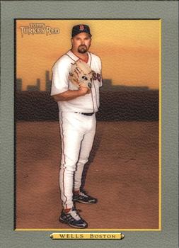 2005 Topps Turkey Red #165 David Wells Front