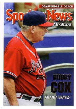 2005 Topps Updates & Highlights #UH172 Bobby Cox Front