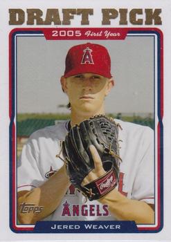 2005 Topps Updates & Highlights #UH312 Jered Weaver Front