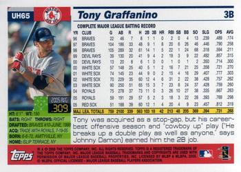 2005 Topps Updates & Highlights #UH65 Tony Graffanino Back