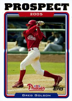 2005 Topps Updates & Highlights #UH100 Greg Golson Front