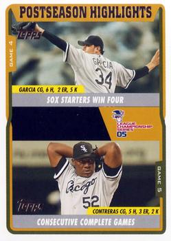 2005 Topps Updates & Highlights #UH125 Freddy Garcia / Jose Contreras Front
