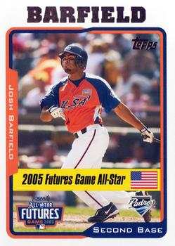 2005 Topps Updates & Highlights #UH218 Josh Barfield Front