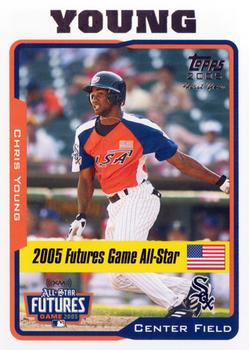 2005 Topps Updates & Highlights #UH219 Chris Young Front