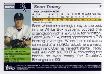 2005 Topps Updates & Highlights #UH261 Sean Tracey Back